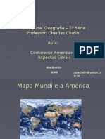 O Continente Americano - Professor Charlles
