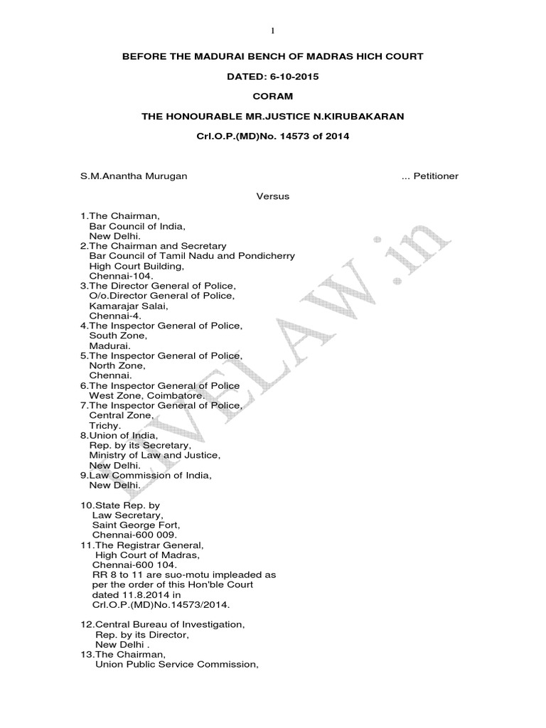Madras Hc Abolish 3 Year Llb Advocate Legal Education