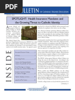 Download Spring 2010 Bulletin of Catholic Higher Education by Center for the Study of Catholic Higher Ed SN28396446 doc pdf
