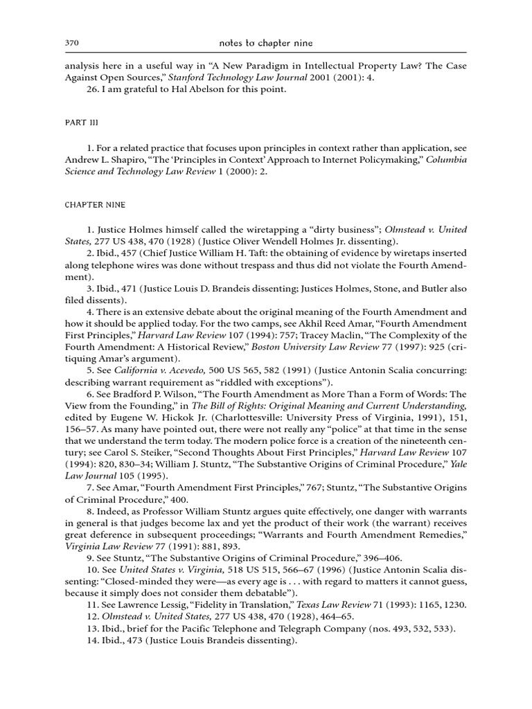 Science and Technology Law Review 1 (2000) 2 PDF Fourth Amendment