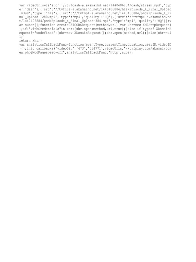 Video Streaming URLs and Setup Code | PDF