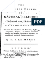 The principal truths of natural religion defended and illustrated, in nine dissertations