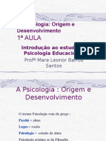 Unidade I Introdução A Psic. Mara 1