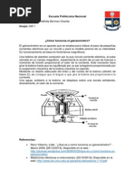 Trabajo Galvanómetro