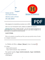 Nuestra palabra quechua del día es chiqas 'lugar indeterminado, lugar indefinido'