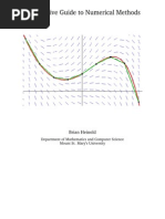 An Intuitive Guide To Numerical Methods Heinold