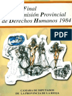 Informe Final de La Comision de DDHH La Rioja