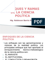 Sesión 5 Enfoques y Ramas de La Ciencia Política