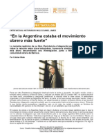 Entrevista a Daniel James - P12 - 2011