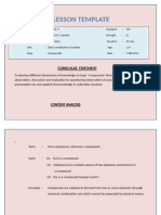 Lesson Template: Curricular Statement