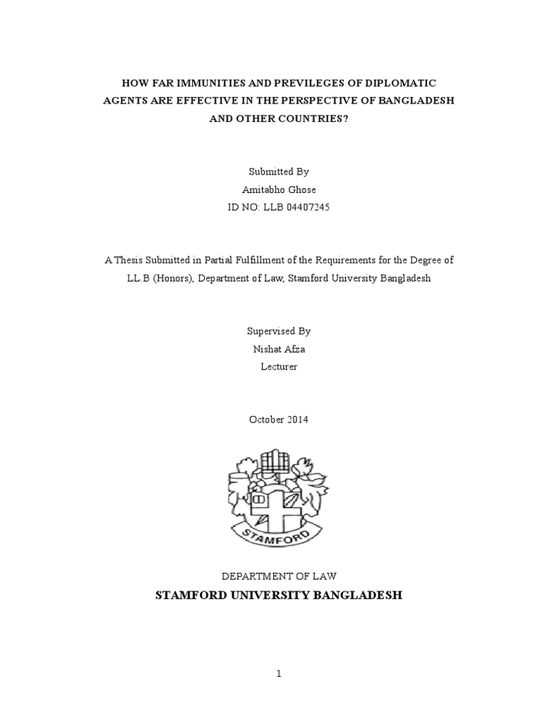 Diplomatic immunity and privileges act image