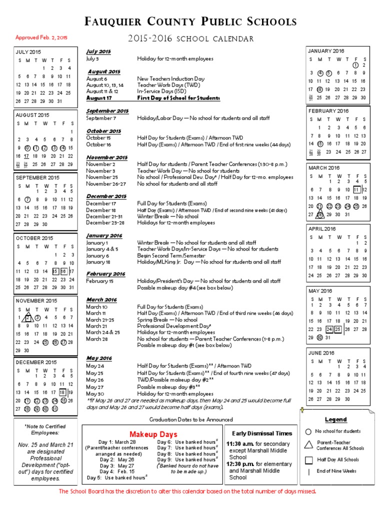 2015-2016 Boot Calendar: Updated 22/06/15