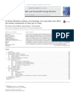 A System Dynamics Analysis of Technology Cost and Policy That Affect The Market Competition of Shale Gas in China 2015 Renewable and Sustainable Energ