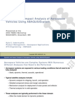 Dynamic and Impact Analysis of Aerospace Vehicles Using ABAQUS/Explicit