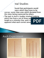 Powerpoint 15-16 Social Psychology Asch and Milgram