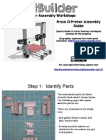 Botbuilder 3D Printer Assembly workshops