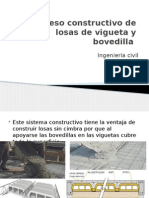 Proceso Constructivo de Losas de Vigueta y Bovedilla