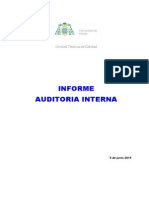 Informe Auditoria Interna UTCal 2014