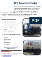 3 Axle LPG Tank Semi Trailer