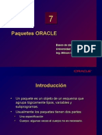 Paquetes ORACLE