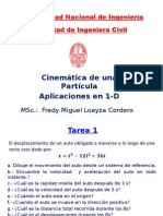 Aplicaciones de Cinemática 