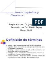 Clase 7 Desórdenes Genéticos y Metabólicos