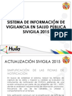 Sistema Información SIVIGILA 2015