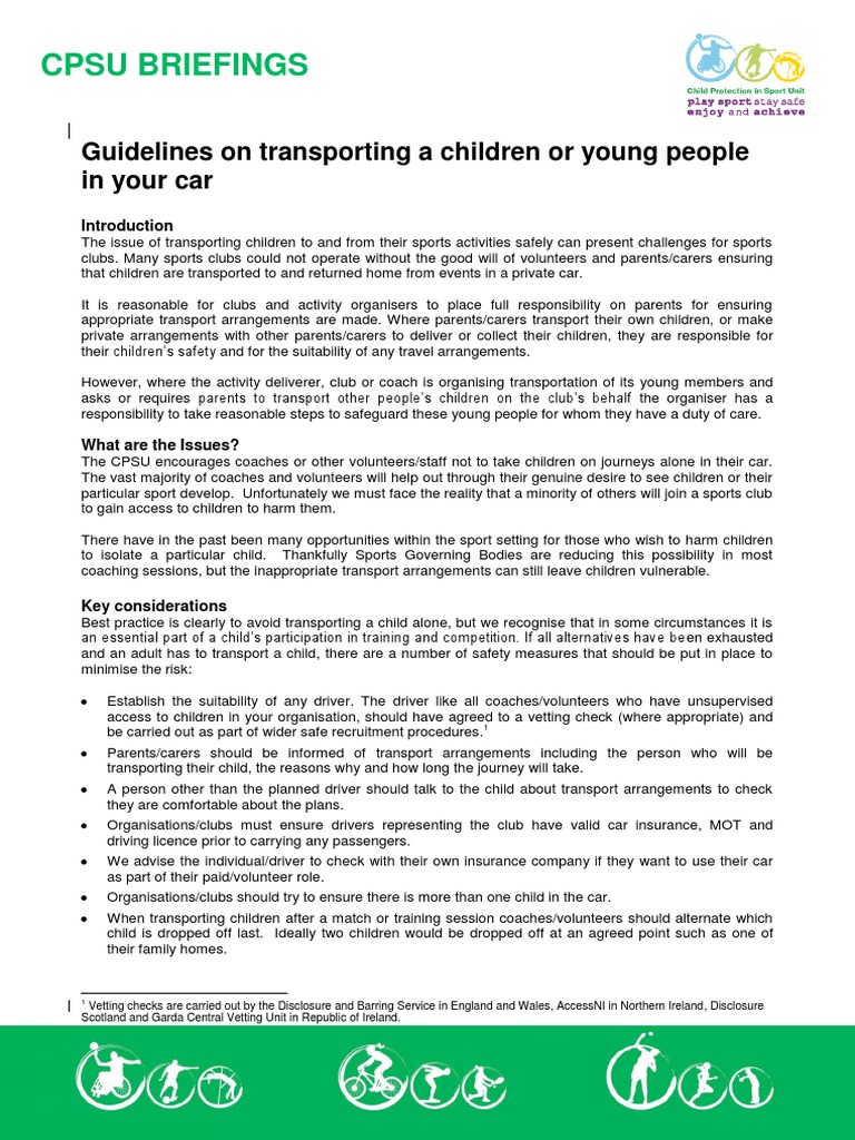 Transporting Children Final Nov 2014 | PDF | Seat Belt | Caregiver
