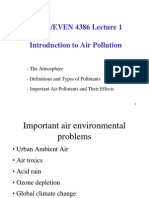 Introduction To Air Pollution