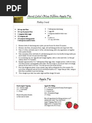 Recipe Card