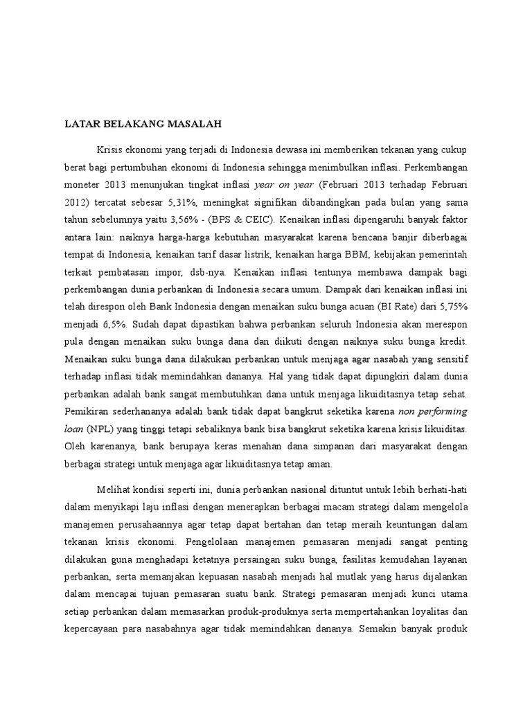 Makalah Strategi Pemasaran Bank Mandiri