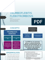 tromboflebitis y flebotrombosis