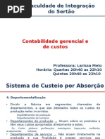 AULA 03_Contabilidade Gerencial_Continuação Sistema de Absorção