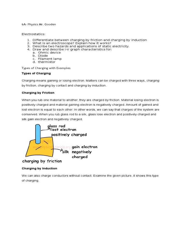 Understanding Static Electricity Basics | PDF | Electric Charge ...