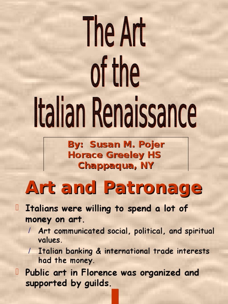 Art and Patronage in Renaissance Florence | PDF