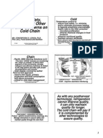 Food Safety and Quality Concerns in Cold Chain Management