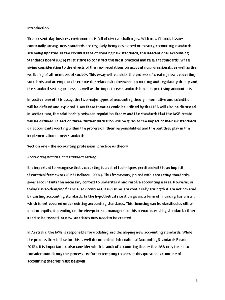 Iasb framework essay image