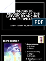 Diagnostic Endoscopy of The Larynx, Bronchus, 1