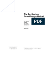 The Architecture Based Design Method