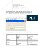 Login Sederhana Dengan VB