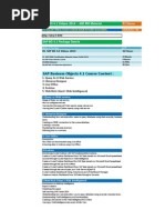 SAP BO 4.1 Course Content Details