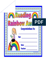 2 Reading Rainbow Award