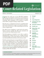 Cal Judicial Changes-2012 Summary