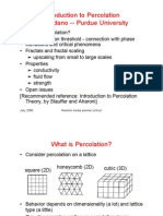 Introduction To Percolation