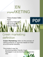 Green Marketing: Vinaya Kumar Malla Parul Apoorva Gaikwad Shivaji Rajput Ghazal Tabassum