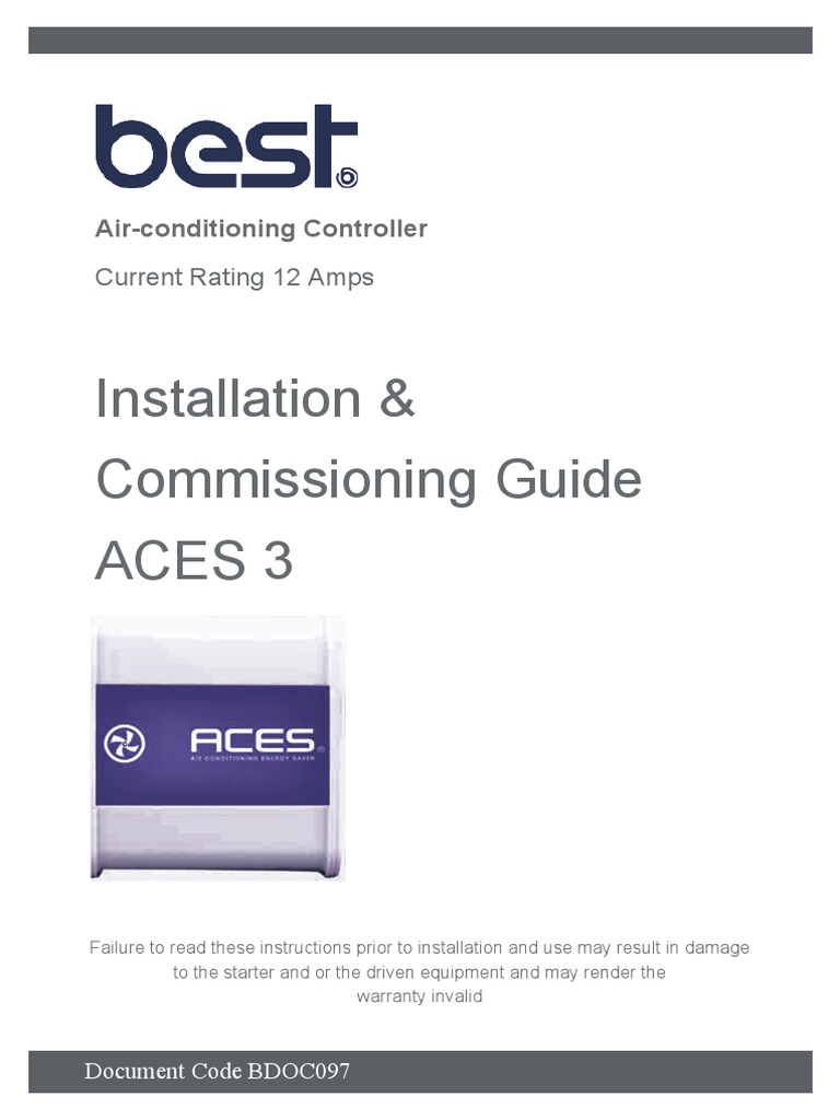 ACES Air-Conditioning Controller Guide | PDF | Air Conditioning ...