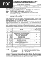 Middle East Technical University Northern Cyprus Campus Electrical and Electronics Engineering Program EEE-413 (3-0) 3 Introduction To Vlsi Design