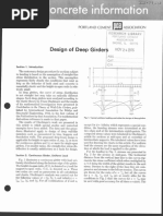 PCA Concrete Deep Beam Design