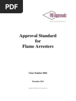 Approval Standard For Flame Arresters: Class Number 6061