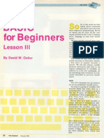 Basic 4 Beginners III